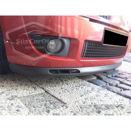 Renault Clio 2 Symbol Hb&amp;Sedan 1998-2008 Uyumlu Üniversal Laguna Lip Esnek Ön Lip 2 Parça Tampon Altı Dil Karlık Ön Ek image 7