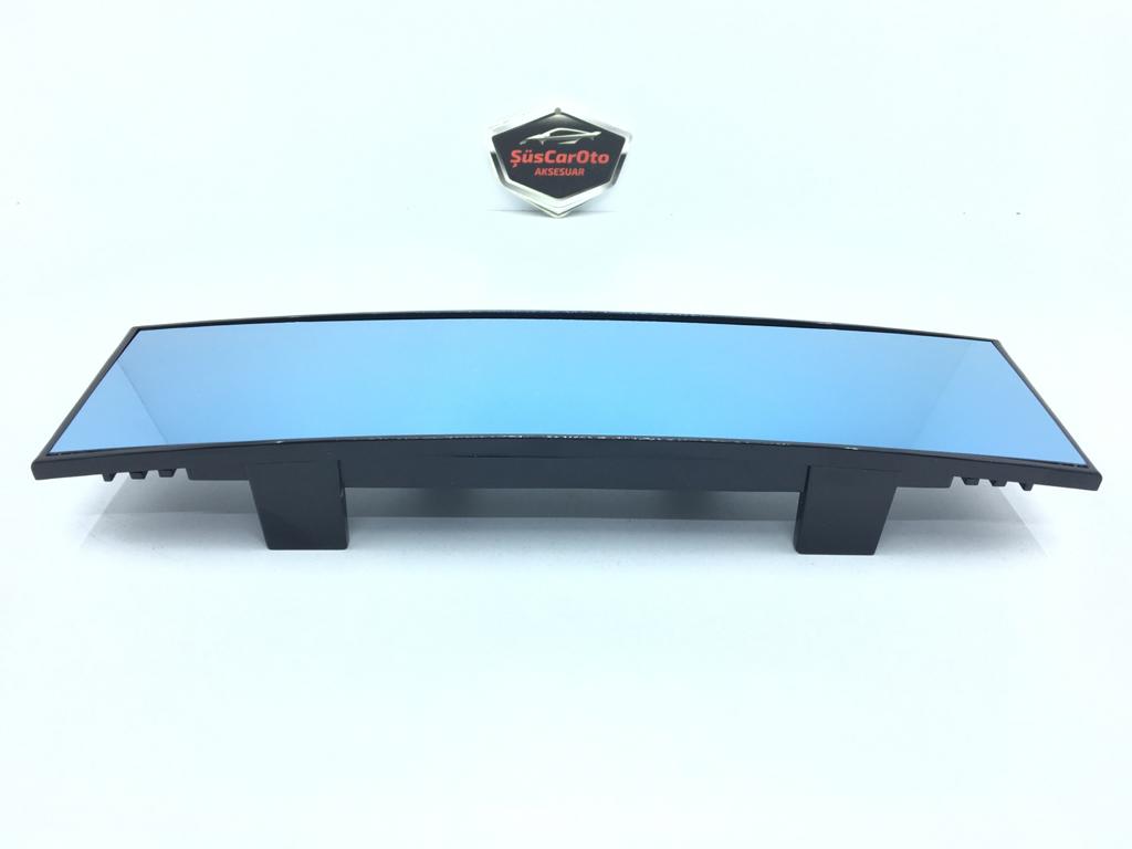 Bombeli Makaslı Geçmeli Karartmalı İç İlave Ayna Mavi Renkli Ayna 280 mm image 5