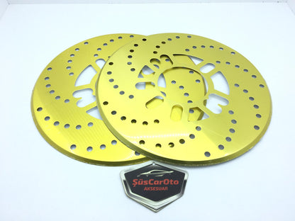 Üniversal Kampana Sacı Disk Sacı Disk Fırfırı 2'li Set 14'' ve Üzeri Sarı image 2