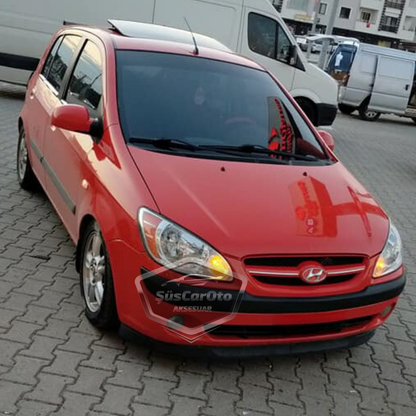 Hyundai Getz 2002–2011 Uyumlu Üniversal Astra H lip Esnek Ön Lip 2 Parça Tampon Altı Dil Karlık Ön Ek image 8