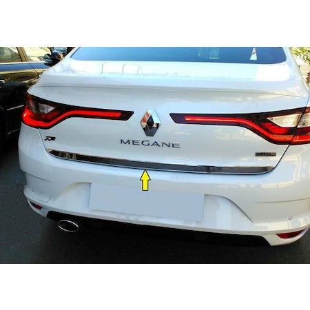 Renault Megane 4 Sedan Krom Bagaj Alt Çıtası 2016 ve Üzeri image 2