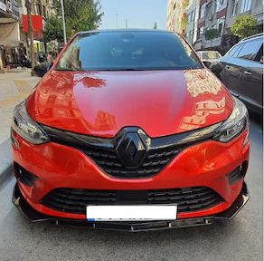 Üniversal Esnek BRABUS Lip 3 Parça Piano Black ABS Plastik Flaplı image 9