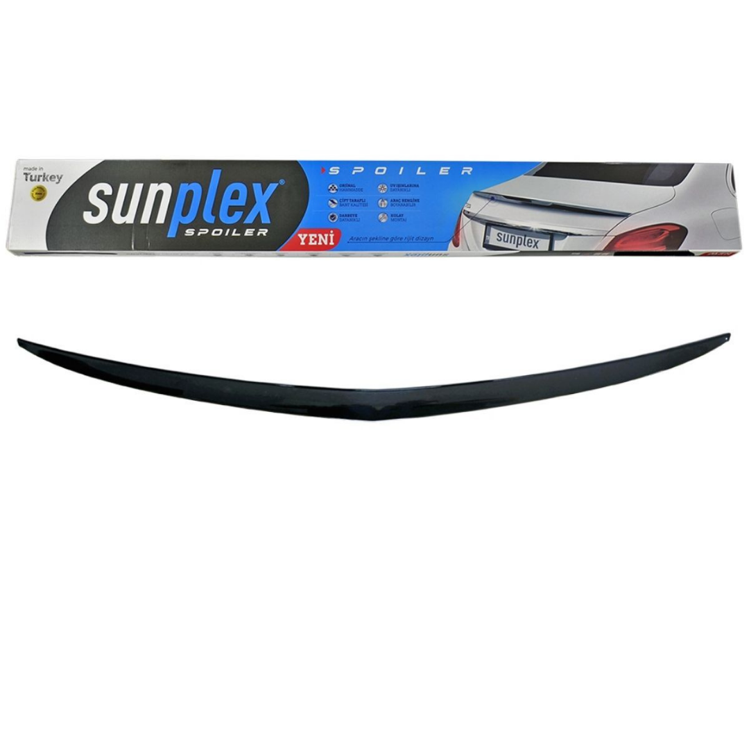 Sunplex Mercedes E Serisi W212 Bagaj Üstü Spoiler Piano Black 2009-2016 image 3