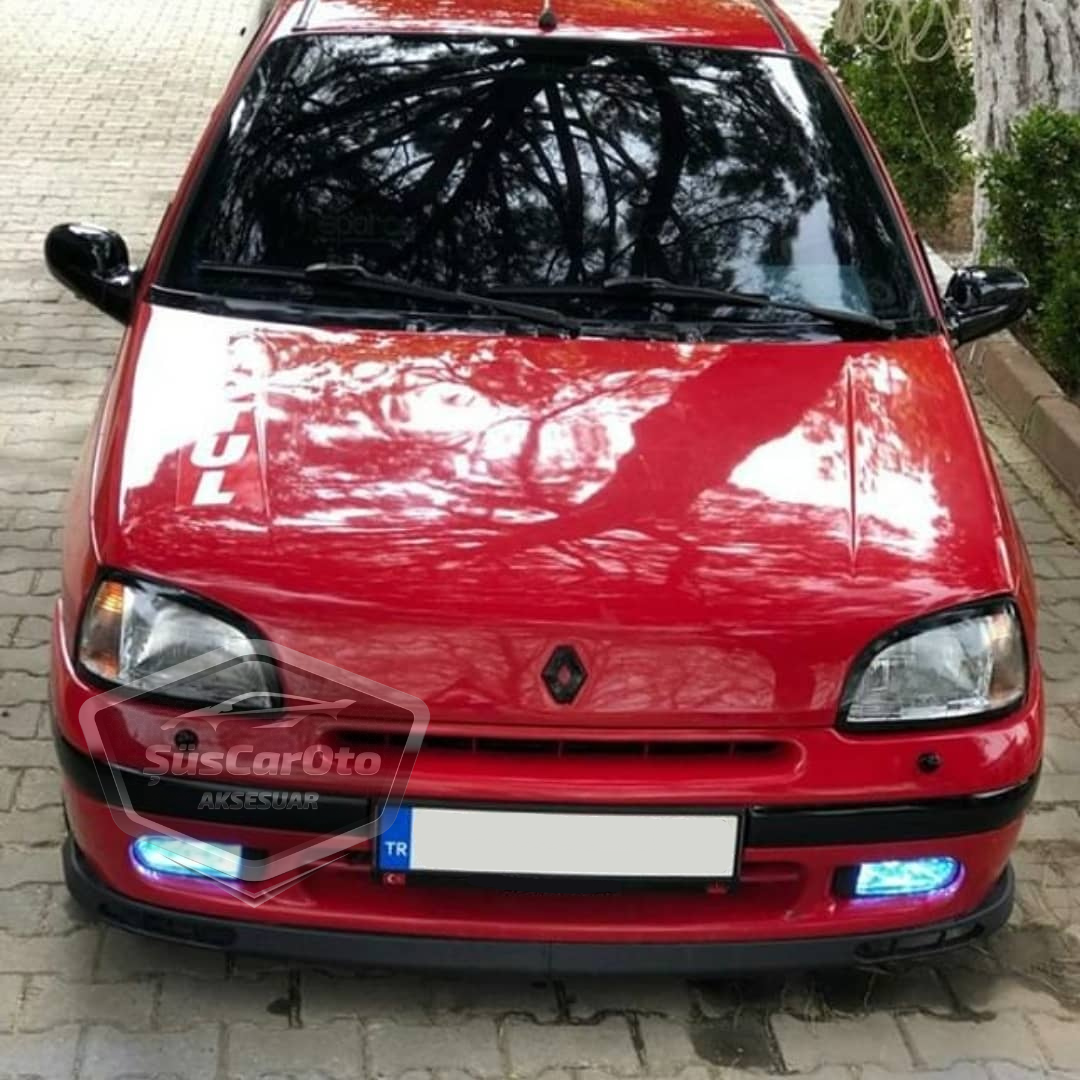 Renault Clio 1 1990-1997 Uyumlu Üniversal Laguna Lip Esnek Ön Lip 2 Parça Tampon Altı Dil Karlık Ön Ek image 1