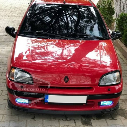 Renault Clio 1 1990-1997 Uyumlu Üniversal Laguna Lip Esnek Ön Lip 2 Parça Tampon Altı Dil Karlık Ön Ek image 1