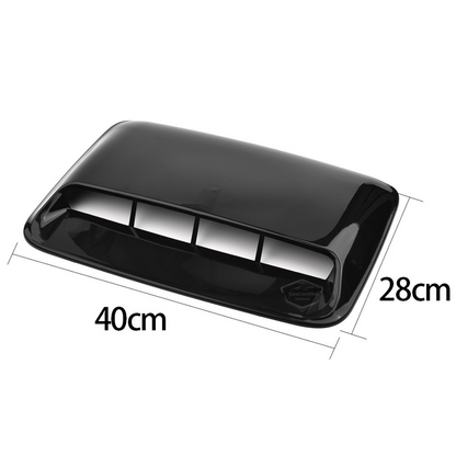 Üniversal Her Araca Uyumlu Geniş Kaput Üstü Havalandırma Izgarası Tavan Vent Air Scoop İthal 40 x 28 cm image 3