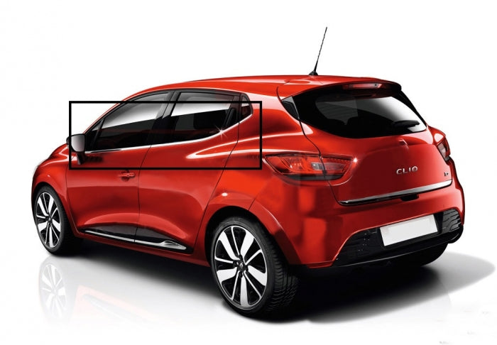 Renault Clio 4 Hb Krom Cam Çıtası 8 Parça 2012 ve Üzeri image 1