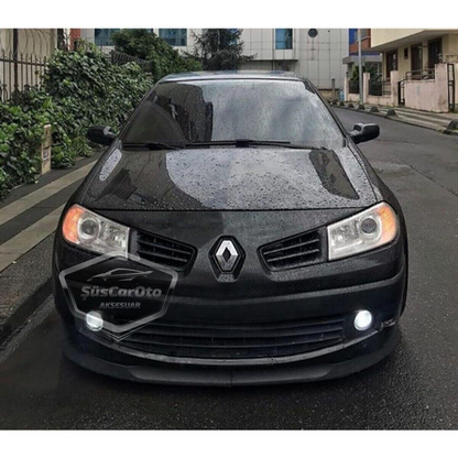 Renault Megane 2 2003-2008 Uyumlu Üniversal Astra H lip Esnek Ön Lip 2 Parça Tampon Altı Dil Karlık Ön Ek image 9