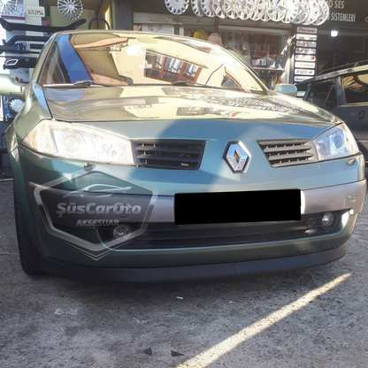 Renault Megane 2 2003-2008 Uyumlu Üniversal Astra H lip Esnek Ön Lip 2 Parça Tampon Altı Dil Karlık Ön Ek image 8