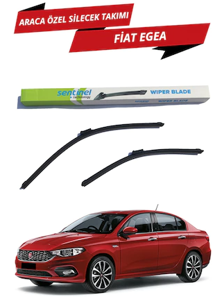 Fiat Egea Sentinel Araca Özel Muz Ön Silecek Takımı Sağ Sol image 0