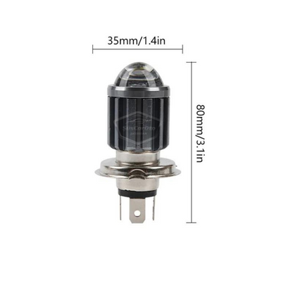 Otomobil Araç Motosiklet Mercekli Far Ampulü Led Far Çift Renk Sarı-Beyaz CSP Led Lamba Delici Yayıcı Uzun Kısa 1 Adet H4 image 4