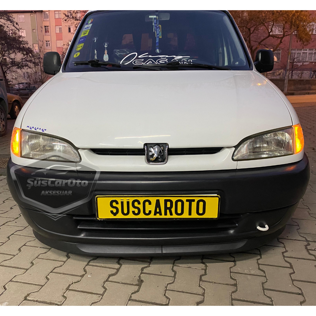 Peugeot Partner 1 1996-2003 Uyumlu Üniversal Astra H lip Esnek Ön Lip 2 Parça Tampon Altı Dil Karlık Ön Ek image 4