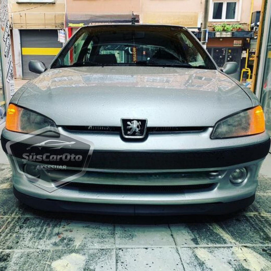 Peugeot 106 1991-2004 Uyumlu Üniversal Astra H lip Esnek Ön Lip 2 Parça Tampon Altı Dil Karlık Ön Ek image 1