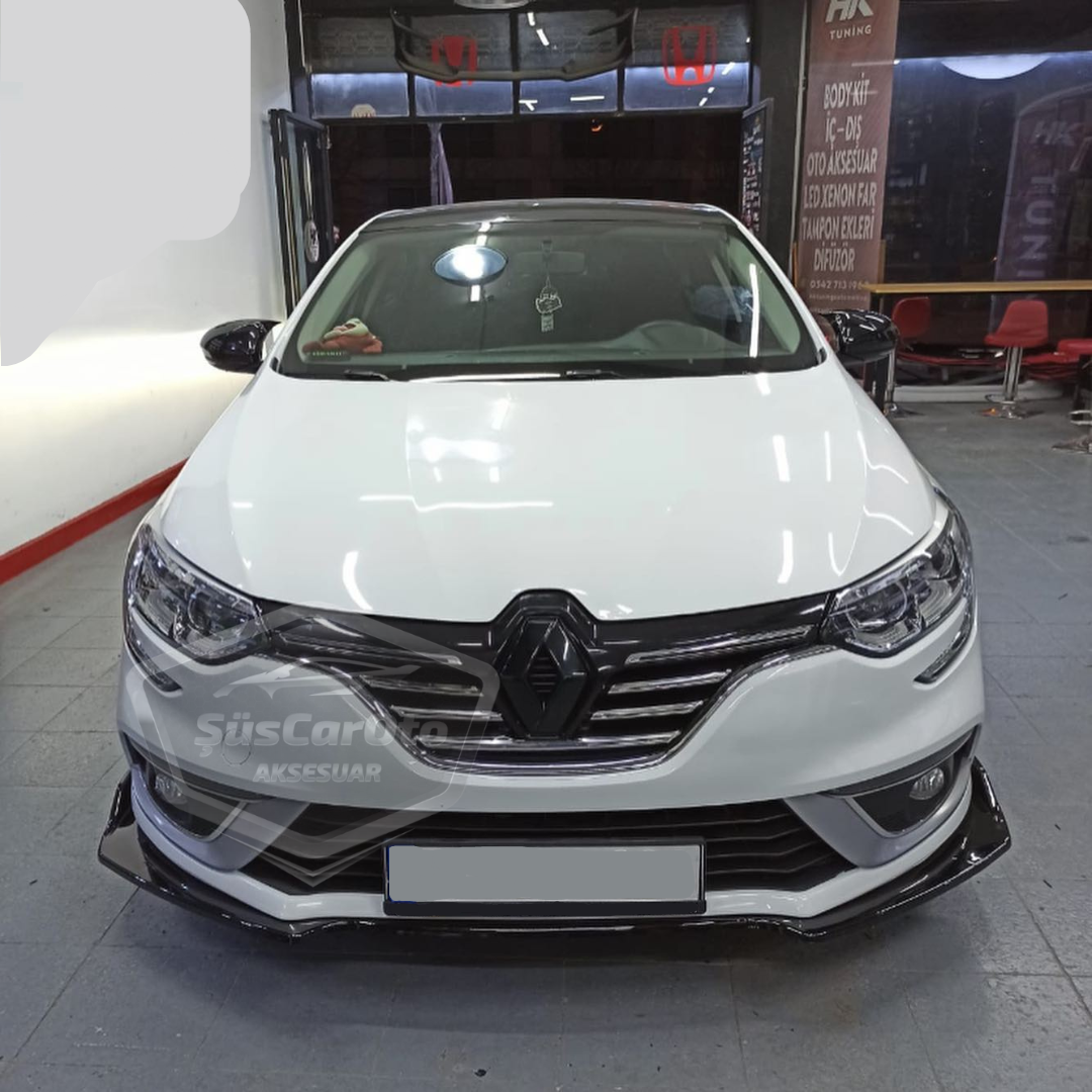 Renault Megane 4 2016 Sonrası Batman Yarasa Ayna Kapağı Piano Black ABS Plastik image 5