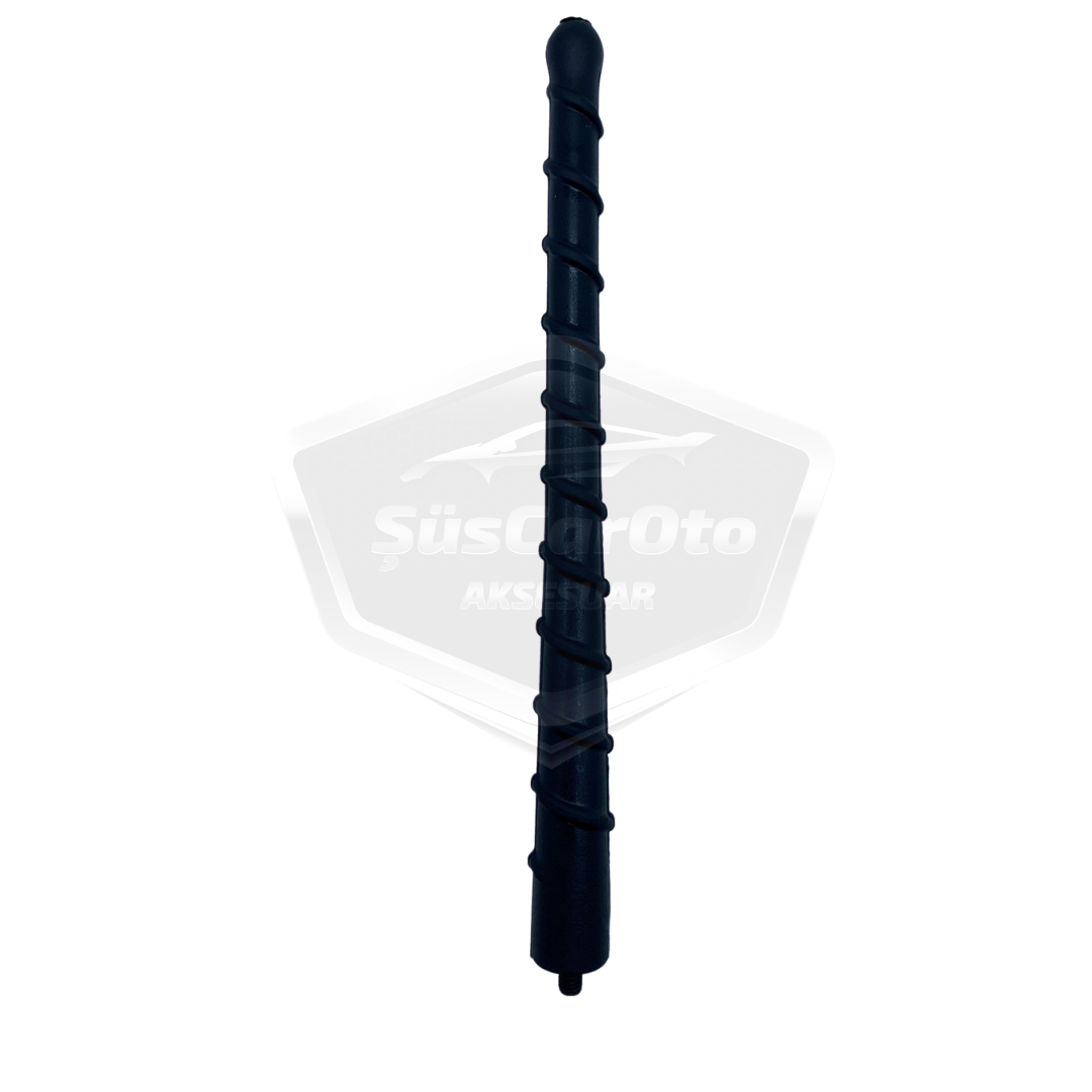 Hyundai Kia Anten Çubuğu Tavan Anteni Kısa Dişli Çubuk Anten 18 cm Siyah image 1