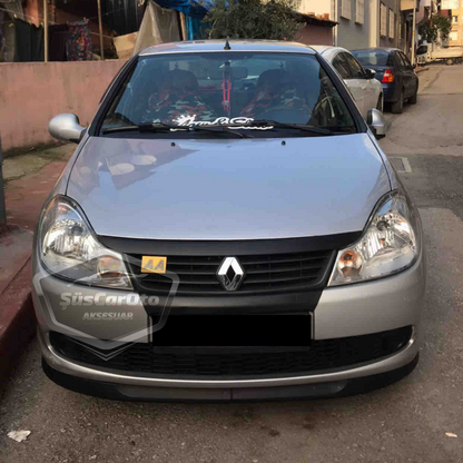 Renault Symbol 2008-2012 Thalia Uyumlu Üniversal Astra H lip Esnek Ön Lip 2 Parça Tampon Altı Dil Karlık Ön Ek image 1