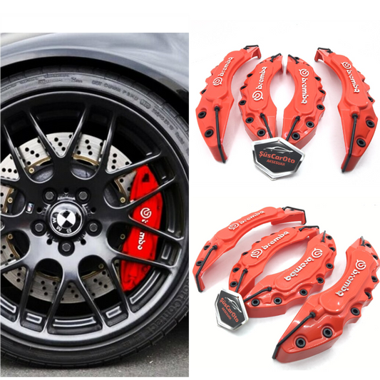 Brembo Fren Kaliper Kapağı 4'lü Set Üniversal 17'' ve Üzeri Kırmızı image 0