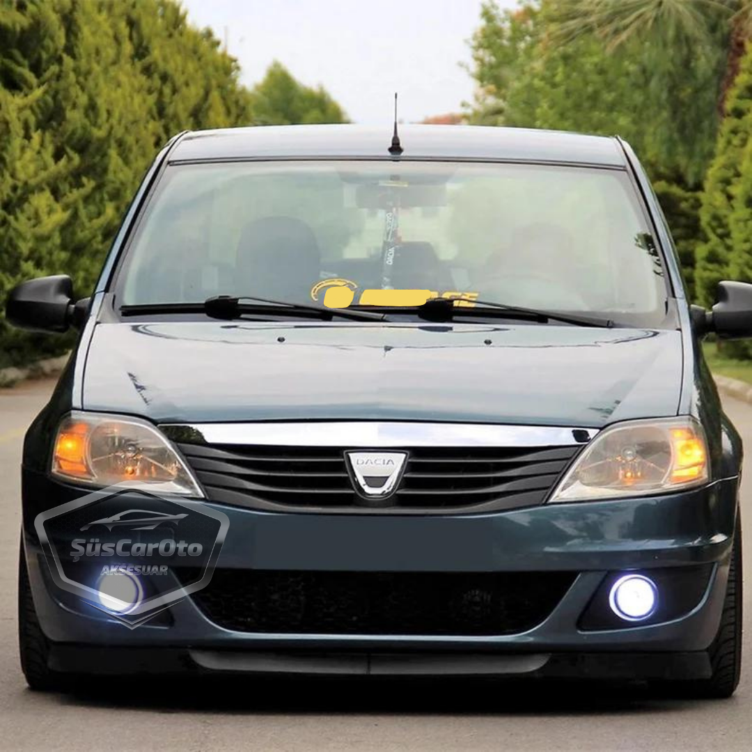 Dacia Logan 2009-2020 Uyumlu Üniversal Astra H lip Esnek Ön Lip 2 Parça Tampon Altı Dil Karlık Ön Ek image 0