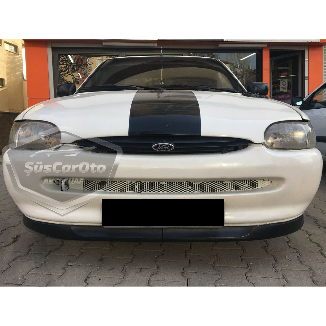 Ford Escort 1993-2003 Uyumlu Üniversal Astra H lip Esnek Ön Lip 2 Parça Tampon Altı Dil Karlık Ön Ek image 0