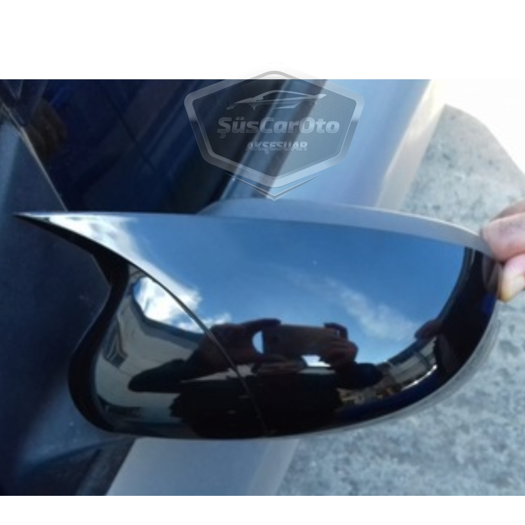 Ford Focus 2.5 2009-2011 Batman Yarasa Ayna Kapağı Piano Black ABS Plastik image 8