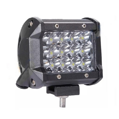 Off Road Led Lamba Delici Yayıcı Beyaz Kare Sis Farı Projektör 45W 12 Led Metal Arazi Çalışma Lambası 1 Adet image 5