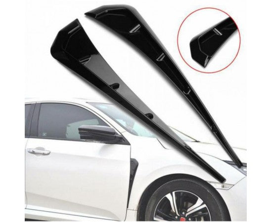 Honda Civic FC5 FK7 1.Sınıf İthal Piano Black Çamurluk Venti Izgarası ABS Plastik image 3