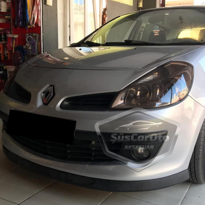 Renault Clio 3 2005-2013 Uyumlu Üniversal Astra H lip Esnek Ön Lip 2 Parça Tampon Altı Dil Karlık Ön Ek image 9