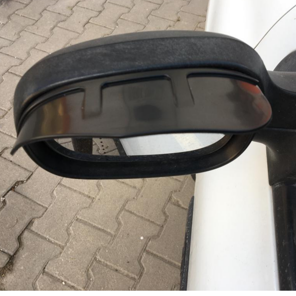 Universal Silikon Esnek Araç Oto Yan Ayna Yağmur Koruyucu Önleyici Yağmur Siperliği Siyah 2'li Takım image 3