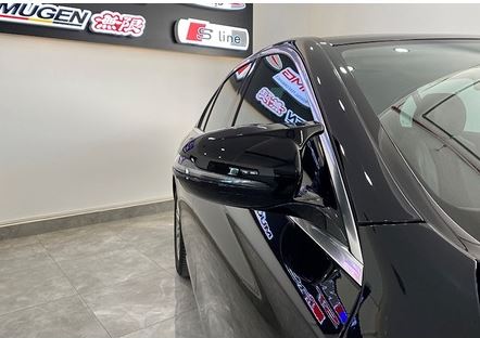 Mercedes W213 2017-2020 E Serisi Batman Yarasa Ayna Kapağı Piano Black ABS Plastik image 1