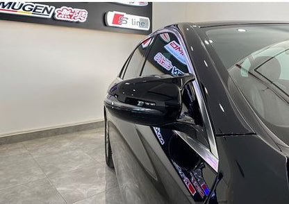 Mercedes W213 2017-2020 E Serisi Batman Yarasa Ayna Kapağı Piano Black ABS Plastik image 1