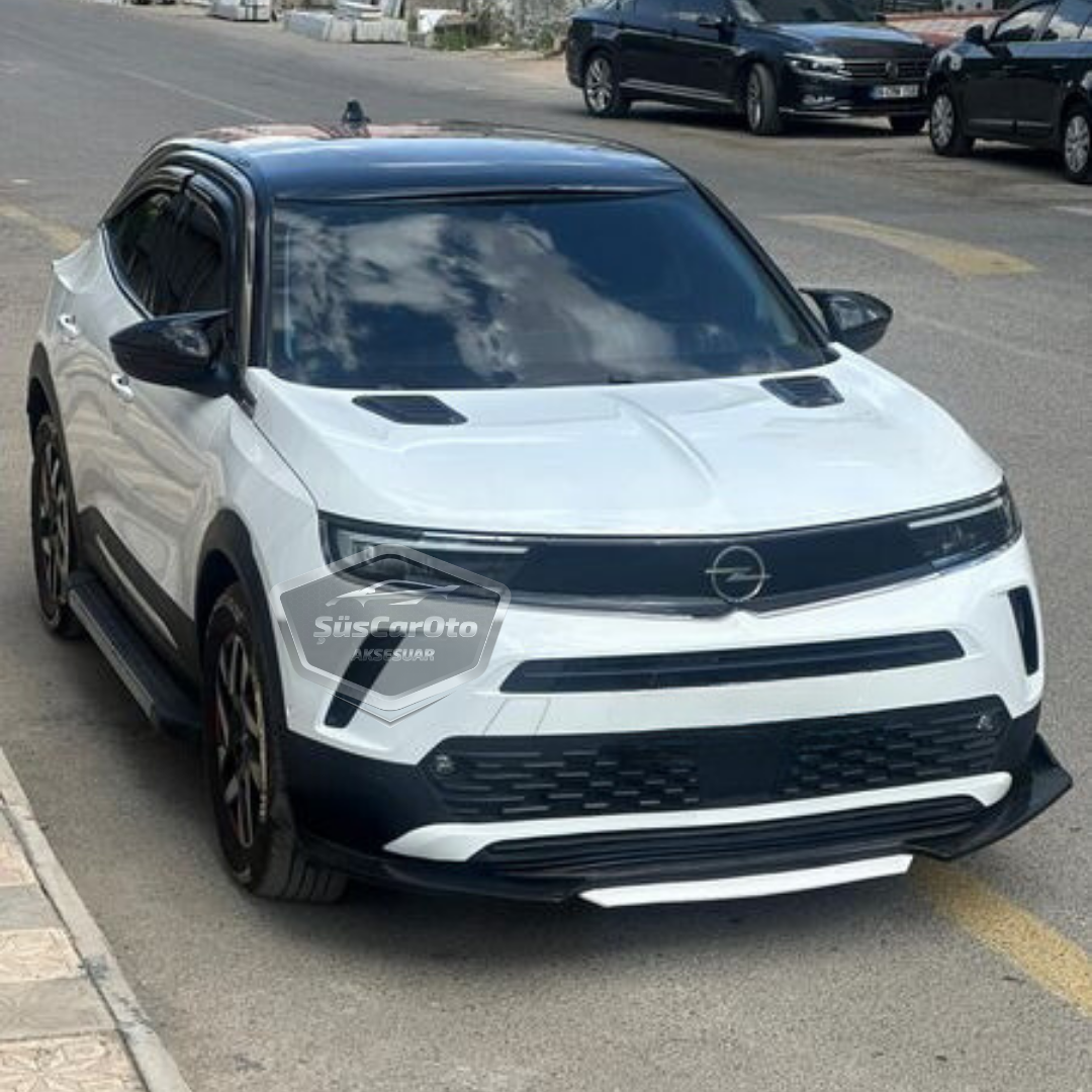 Opel Mokka 2021 Sonrası Uyumlu Batman Yarasa Ayna Kapağı Piano Black ABS Plastik Sağ Sol Takım image 2