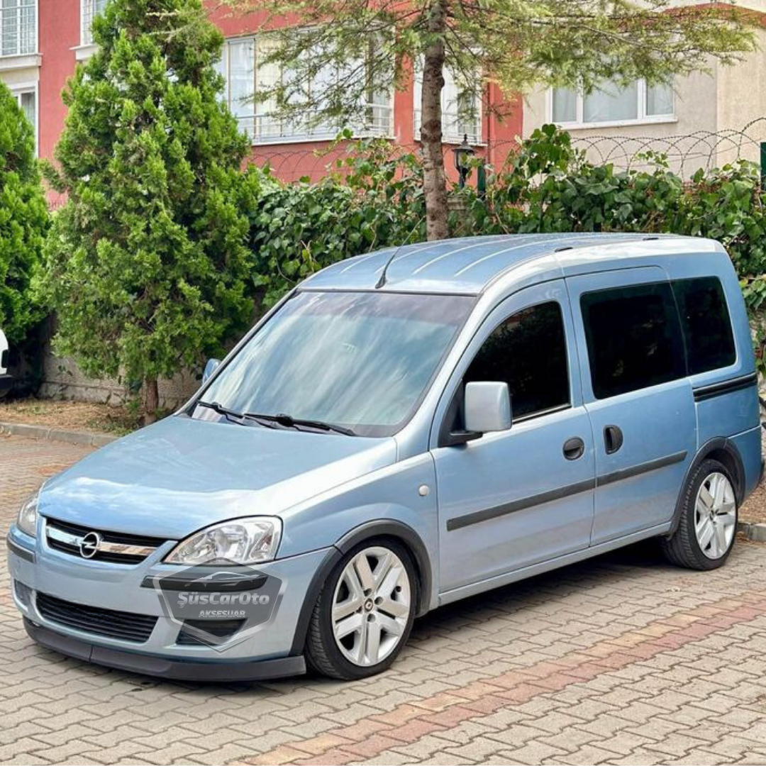 Opel Combo C 2002–2012 Uyumlu Üniversal Astra H lip Esnek Ön Lip 2 Parça Tampon Altı Dil Karlık Ön Ek image 2