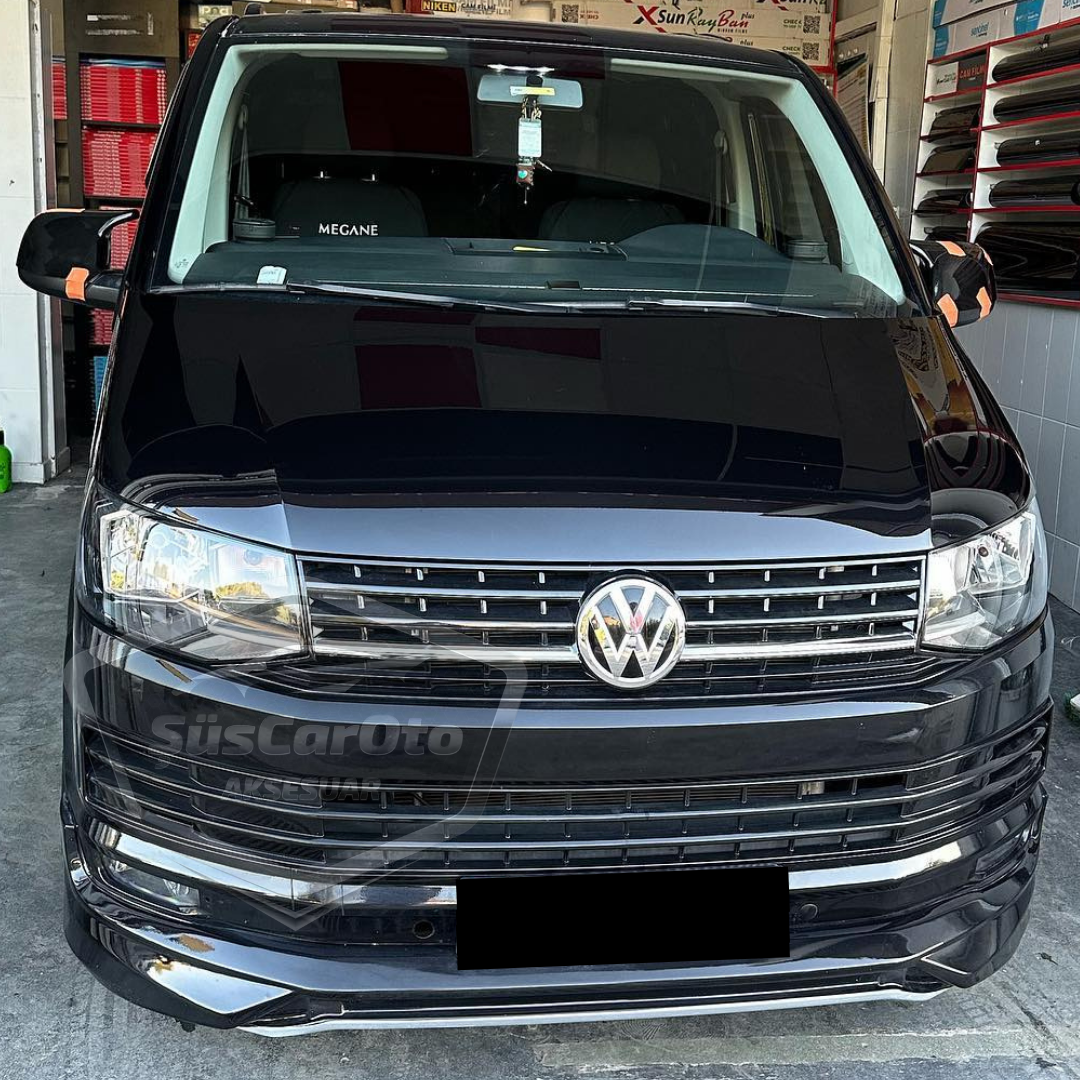Vw Transporter T6 - T7 2010-2022 Uyumlu Batman Yarasa Ayna Kapağı Piano Black ABS Plastik image 4