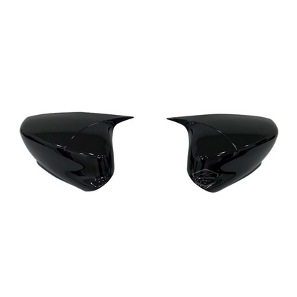 Citroen C4 Cactus 2014-2017 Uyumlu Batman Yarasa Ayna Kapağı Piano Black ABS Plastik image 2