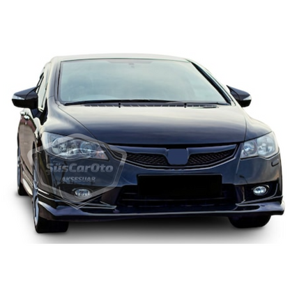 Honda Civic FD6 2006-2011 Batman Yarasa Ayna Kapağı Piano Black ABS Plastik image 1