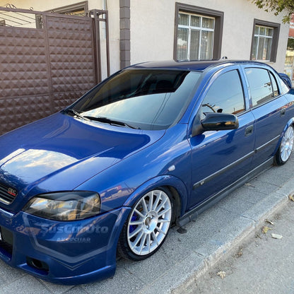 Opel Astra G 1998-2004 Uyumlu Batman Yarasa Ayna Kapağı Piano Black ABS Plastik image 2