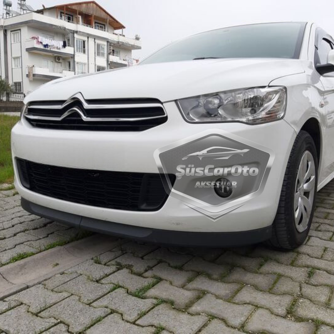 Citroen C Elysee 2012-2023 Uyumlu Üniversal Astra H lip Esnek Ön Lip 2 Parça Tampon Altı Dil Karlık Ön Ek image 0