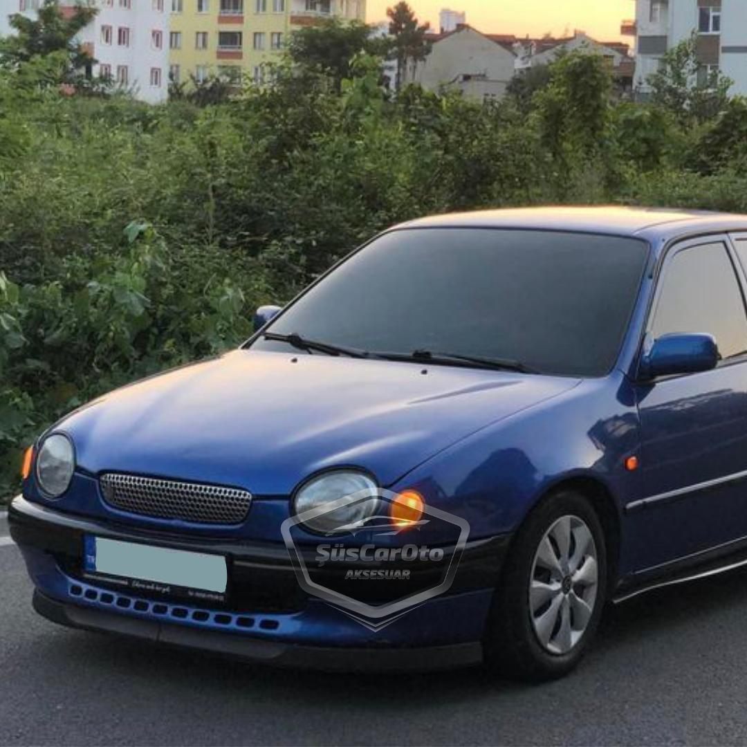 Toyota Corolla Terra 1999-2002 Uyumlu Üniversal Astra H lip Esnek Ön Lip 2 Parça Tampon Altı Dil Karlık Ön Ek image 6