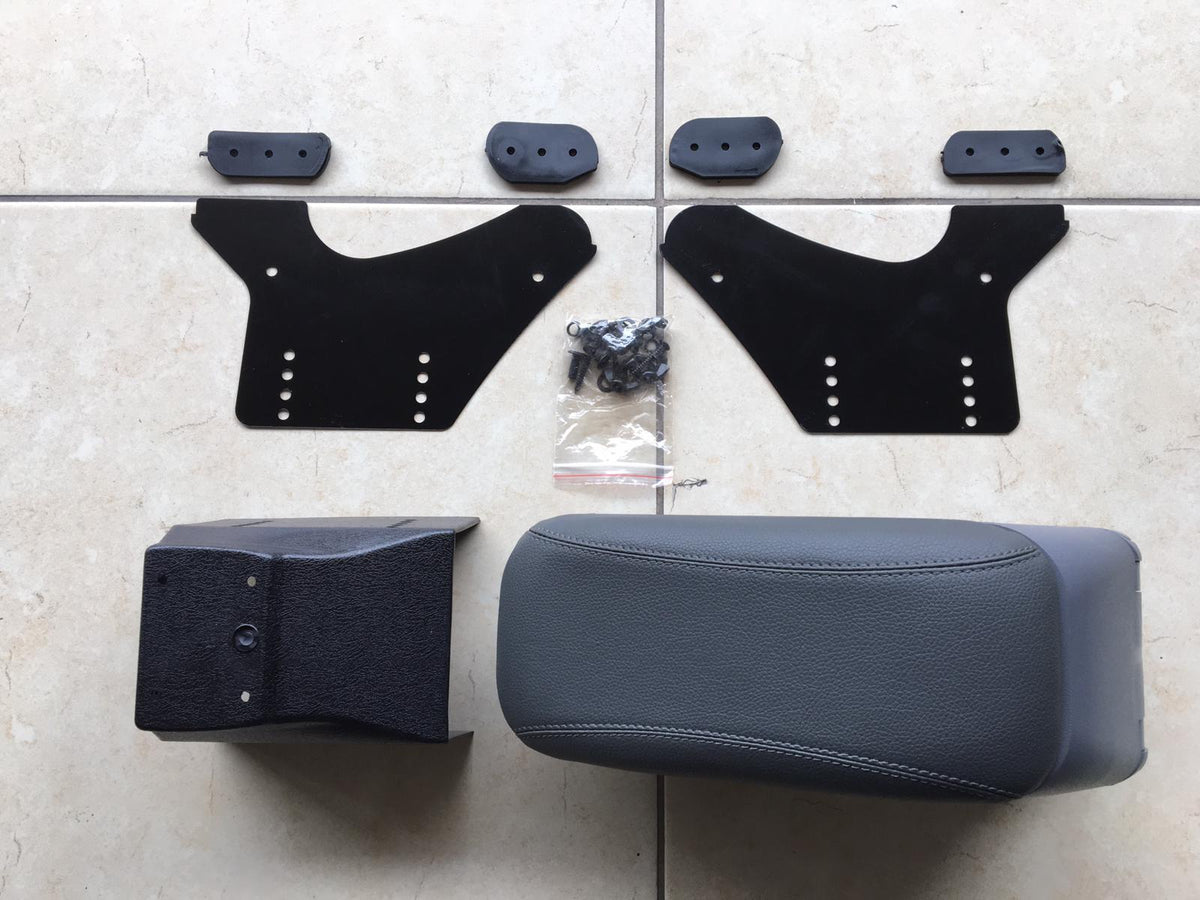 Üniversal Sürgülü Kol Dayama Kolçağı Oto Araç Kolçak Gri image 2