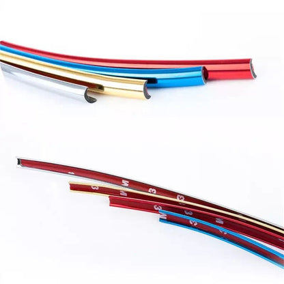 Araç Araba Oto Jant Fitili Metal Görünümlü Lastik Jant Trim Bandı Jant Şeriti 8 Metre Sarı image 4