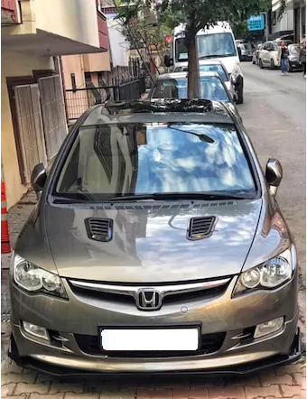 Honda Civic FD6 Piano Black Kaput Üstü Havalandırma Izgarası image 7