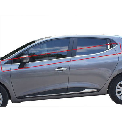 Renault Clio 4 Hb Krom Cam Çıtası 8 Parça 2012 ve Üzeri image 3