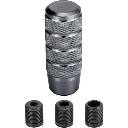 Üniversal 9.5 cm JDM Metal Spor Görünümlü Vites Topuzu Aparatlı Alüminyum Alaşım Otomatik-Manuel Yarış Vites Kolu Titanyum Gri image 8