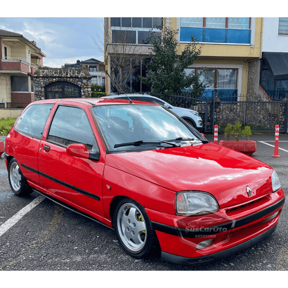 Renault Clio 1 1990-1997 Uyumlu Üniversal V2 Laguna Lip Esnek Ön Lip 2 Parça Tampon Altı Dil Karlık Ön Ek image 4