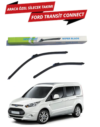 Ford Transit Connect 2013 Sonrası Sentinel Araca Özel Muz Ön Silecek Takımı Sağ Sol image 0