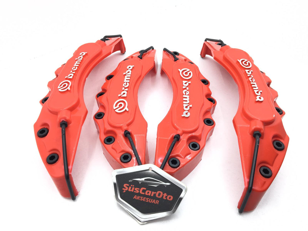 Brembo Fren Kaliper Kapağı 4'lü Set Üniversal 17'' ve Üzeri Kırmızı image 3