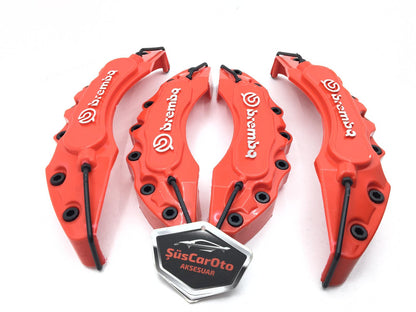 Brembo Fren Kaliper Kapağı 4'lü Set Üniversal 17'' ve Üzeri Kırmızı image 3