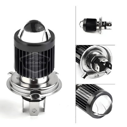 Hyundai Accent Era 2006-2012 Uyumlu Mercekli Far Ampulü Led Xenon Beyaz Renk Far Şimşek Etkili CSP Led Lamba Uzun Kısa 2 Adet Takım image 6