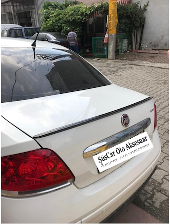 Fiat Linea Bagaj Üstü Spoiler Bagaj Çıtası Piano Black image 2