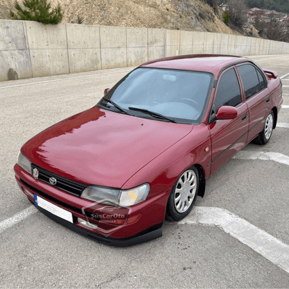 Toyota Corolla AE101 Efsane Kasa 1991-1998 Uyumlu Üniversal V2 Laguna Lip Esnek Ön Lip 2 Parça Tampon Altı Dil Karlık Ön Ek image 2